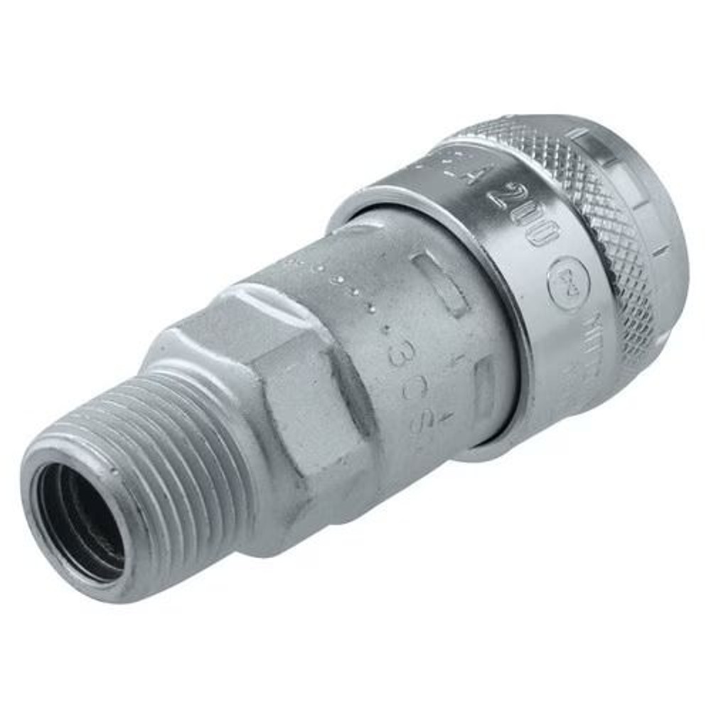 日東工器 ハイカプラ ソケット 200-30SM, シルバー, 200-30SM