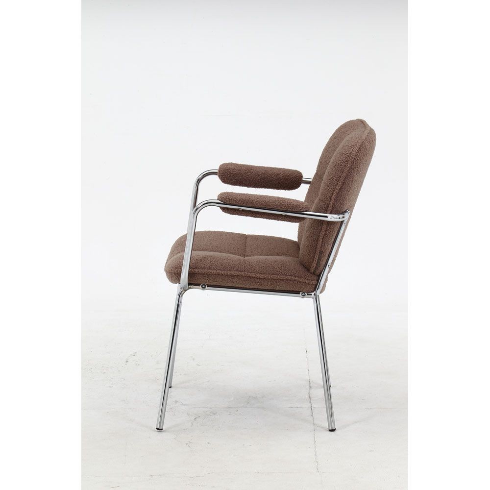 不二貿易 ダイニングチェア　ルル　ＢＲ【メーカー直送・代引不可】, ブラウン, 幅550mm&times;奥行600mm&times;高さ810mm