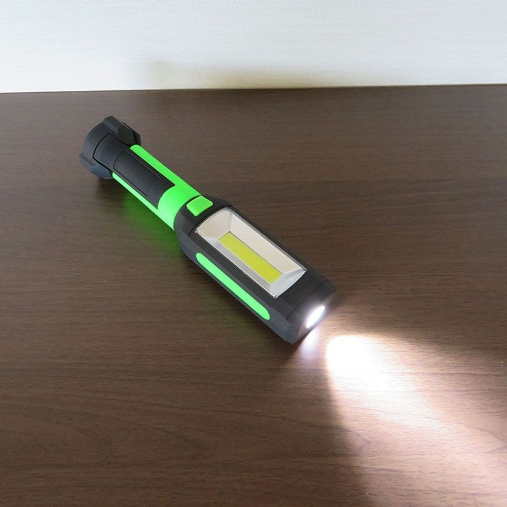 LEDワークライト　クランプ型, 緑, クランプ型