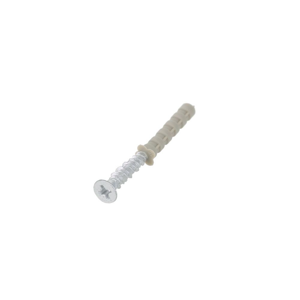 偏芯プラグ　ラスパート　皿　コンクリート　４&times;２８ｍｍ　６本入, 偏芯プラグ, 皿4&times;28