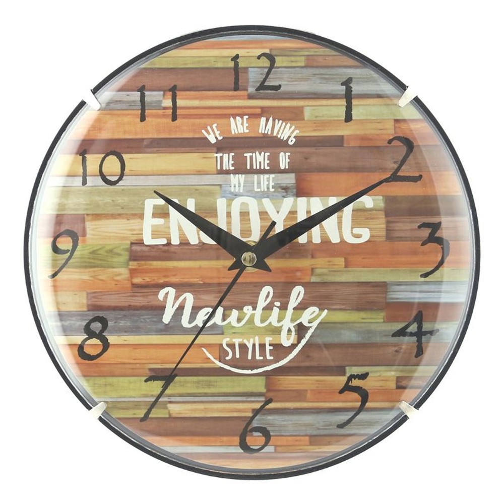 カバー付ウォールクロック　ＥＮＪＯＹＩＮＧ, その他カラー２, その他サイズ１