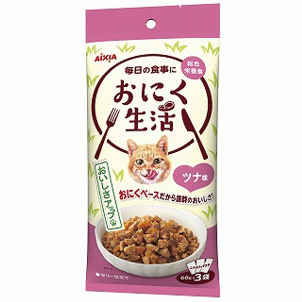 アイシア　おにく生活　ツナ味　180ｇ, ツナ味, 180g
