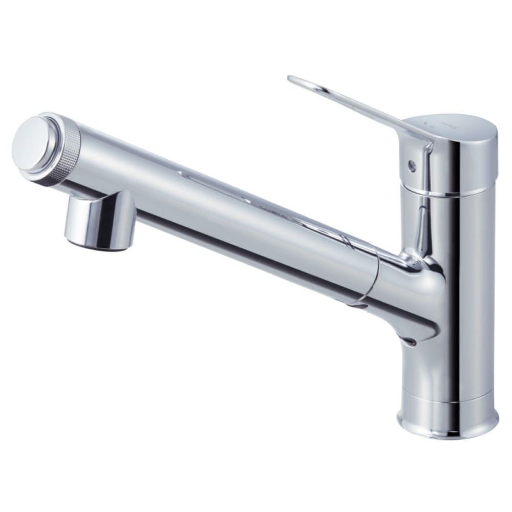 LIXIL INAX キッチン用浄水器内蔵シングルレバー混合水栓 RJF-971Y, シルバー, 一般地用
