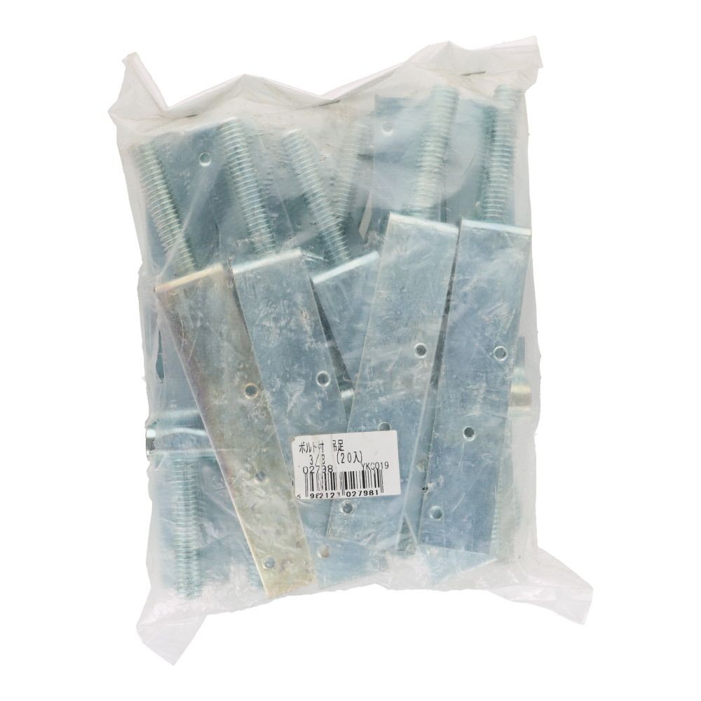 ＤＡＩＤＯＨＡＮＴ　ボルト付　吊足　２０入, シルバー, 20個入り