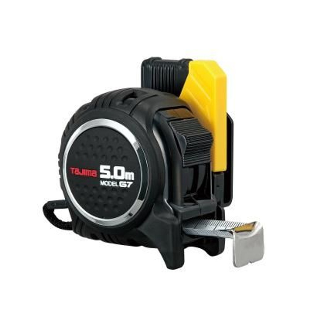 TAJIMA（タジマ）　G7 25mm幅5.0m セフ　SFG7L2550, ブラック, 5m