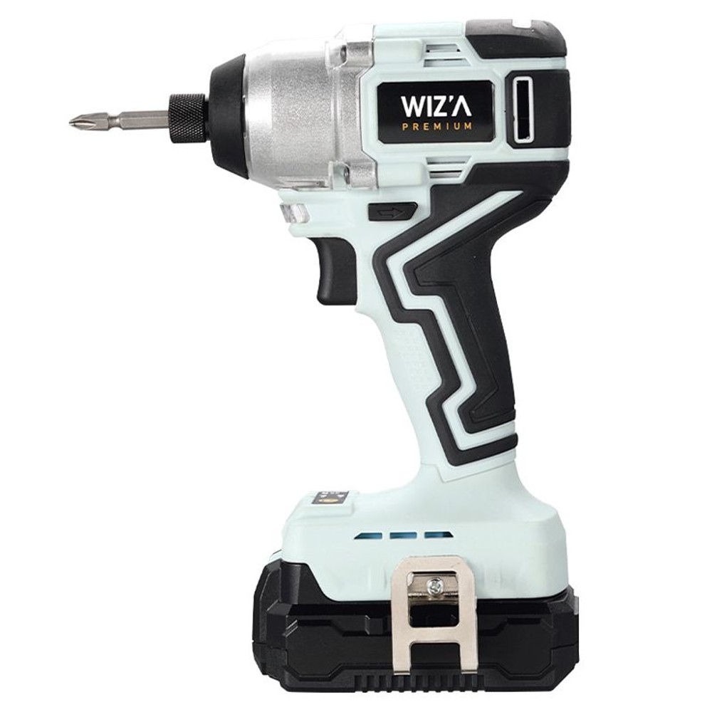 ウイザ WIZ'A  18Ｖ充電式インパクトドライバ  WZ-18IDBLS （バッテリー・充電器付）