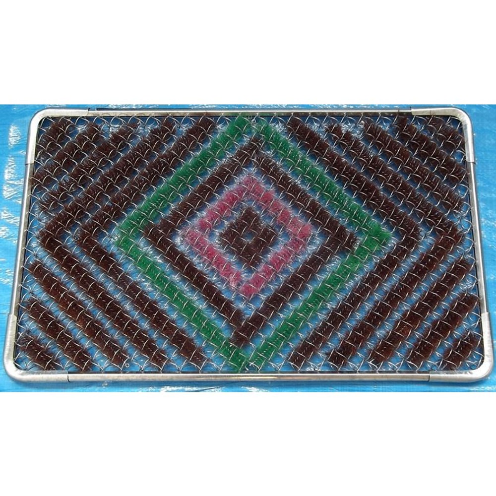 ブラシ玄関マット, タンポポ（45×75）, 45×75cm