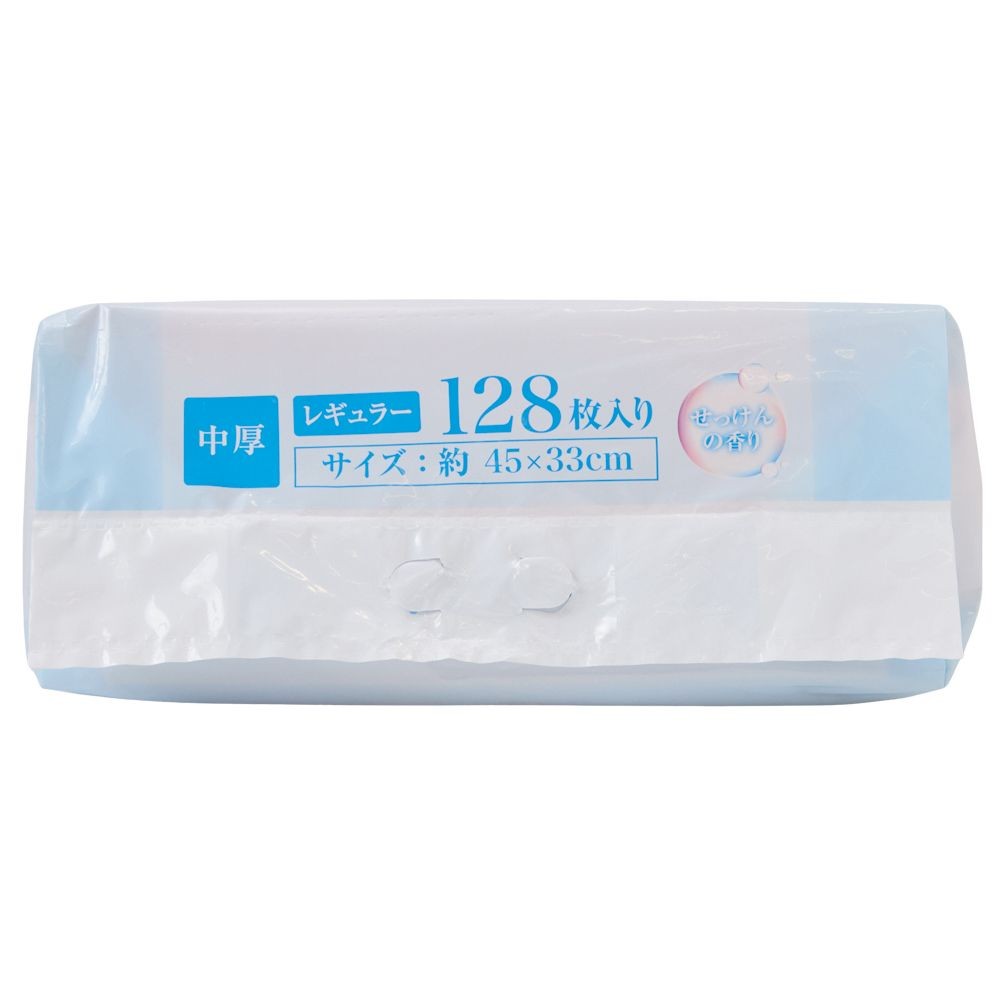 ＮＩＣＯペットシーツ中厚せっけんの香り　レギュラー ×4個セット, ピンク, レギュラー