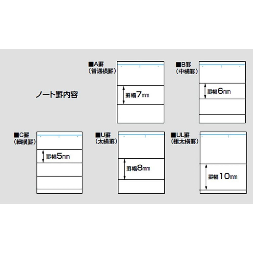 キャンパスルーズリーフ(さらさら書ける)B罫 B5 100枚, B罫, B5