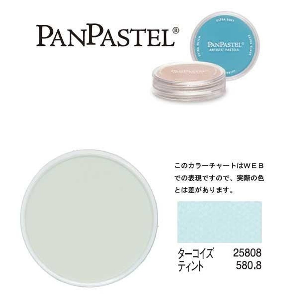 パンパステル 25808 ターコイズ ティント, ターコイズ ティント, 9ml 単品