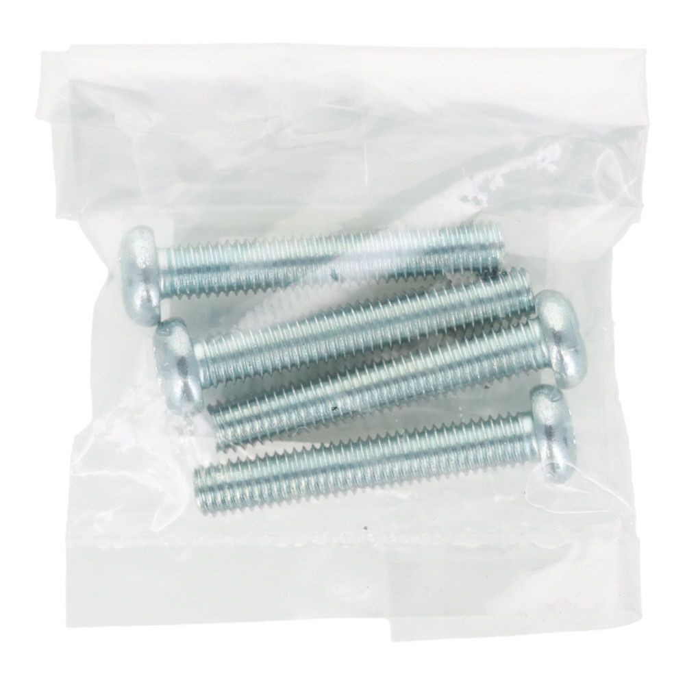 小ねじ　なべ　ユニクロ　Ｍ５&times;３０ｍｍ　４本入, シルバー, M5&times;30mm