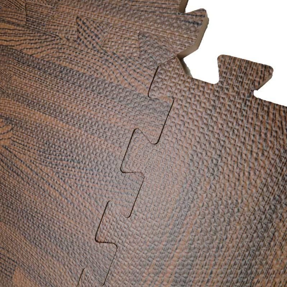 つなげるソフトマット　9枚組　木目柄, ホワイト, 9枚組