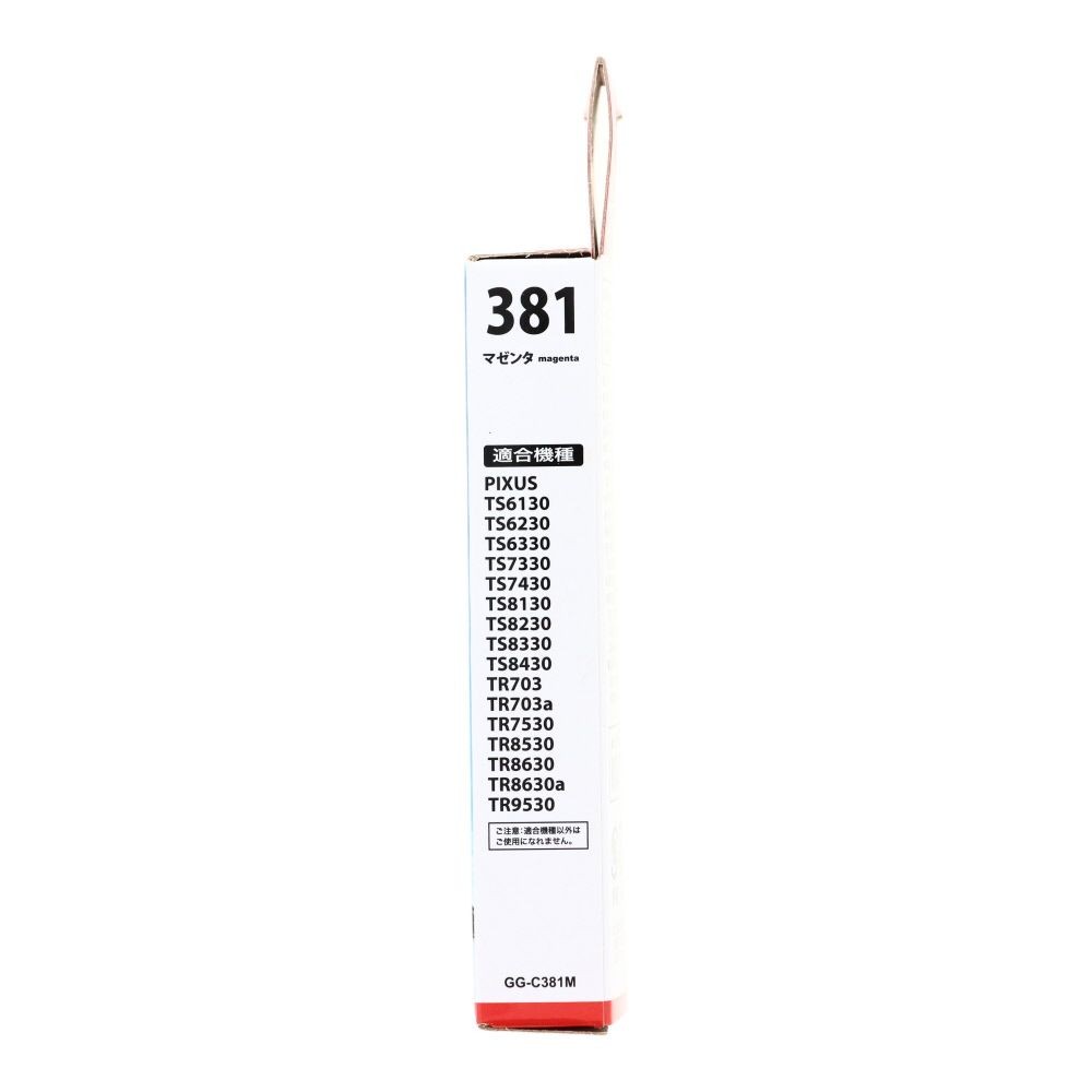 日本ナインスター　汎用インクＢＣＩー381Ｍ互換, マゼンタ, キャノン用