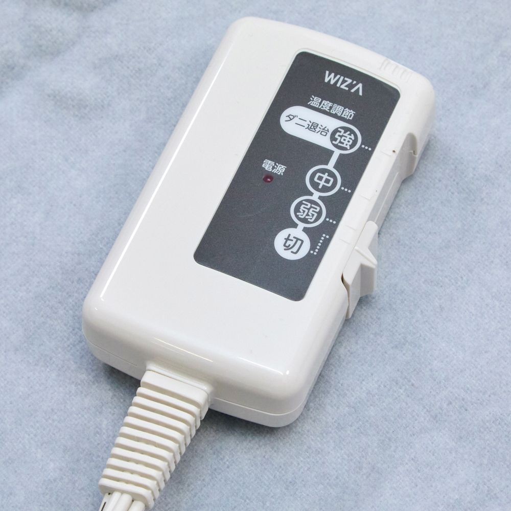 WIZ'A　ウィザ　電気掛敷毛布化繊　ＡＬＫ５５１ＨーＨ, グレー, 188×130cm