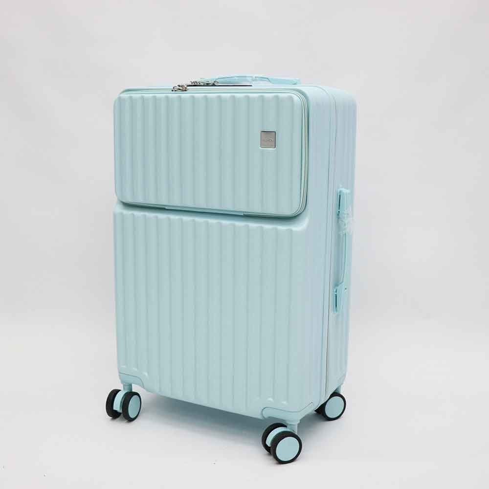 ＵＳＢポート付きキャリーケース　Ｍサイズ, ブラック, M