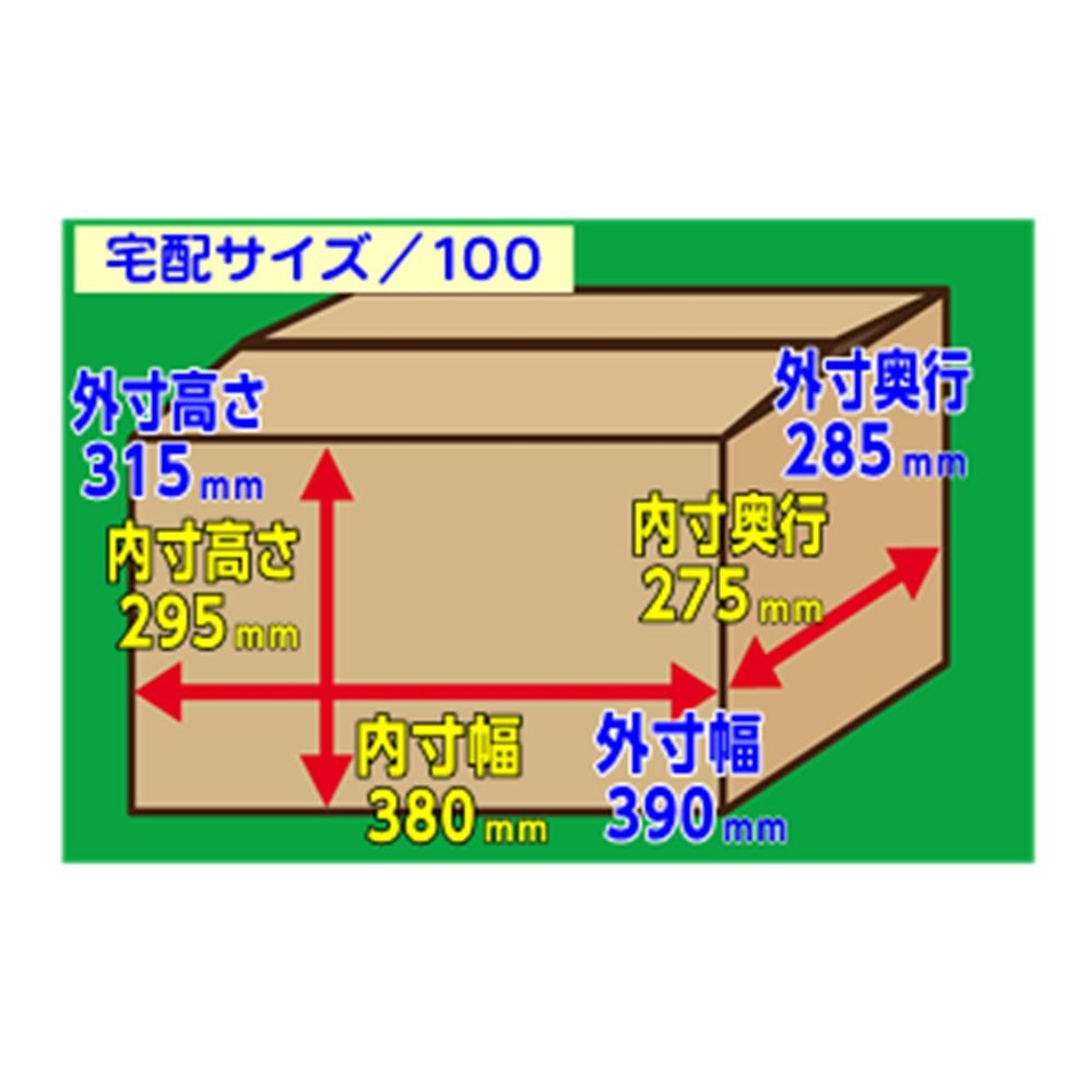 １４３　ダンボール（宅配便１００　Ｂ４サイズ）380×275×295, -, 100サイズ