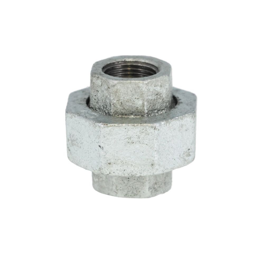 鋼管継手　ユニオン　Ｕ　３/８, シルバー, U3/8