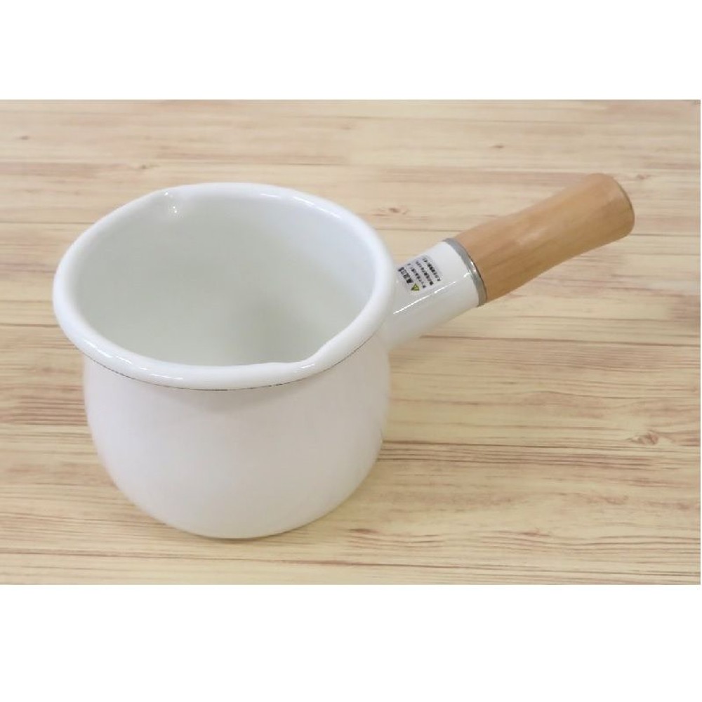 ホーローミルクパン, ホワイト（10cm）, 10cm