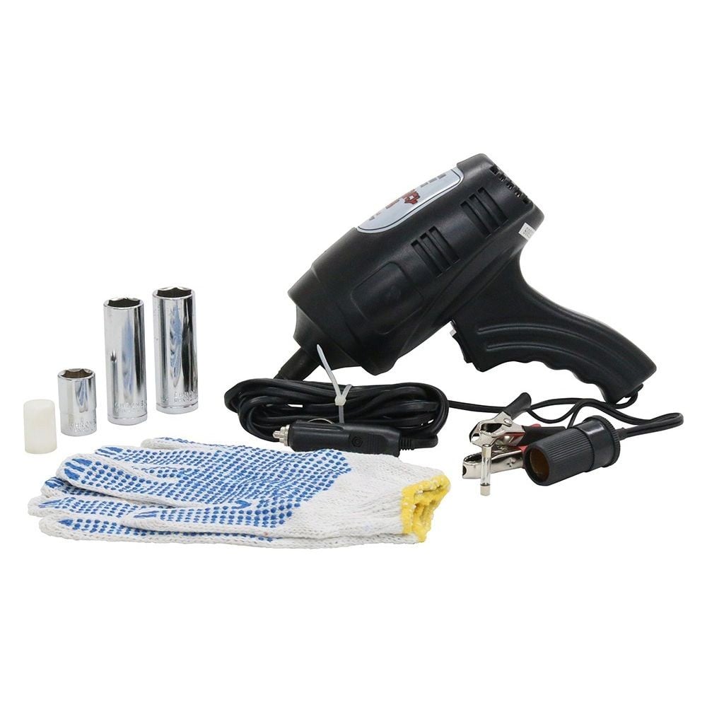 大自 電動インパクトレンチ DC12V FT-09P, ブラック, FT-09P