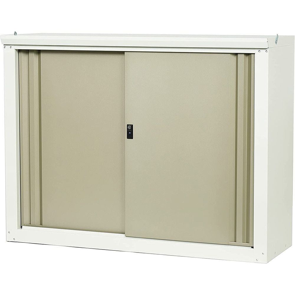 グリーンライフ ファミリー物置 ダシーレスリム 収納庫 SRS-1209（TGY）【メーカー直送・代引不可】, チタングレー, 幅120.5cm&times;奥行40.5cm&times;高さ91cm