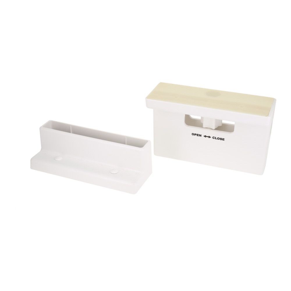 1x6ブラケット  上下1セット, ブラック, 1個