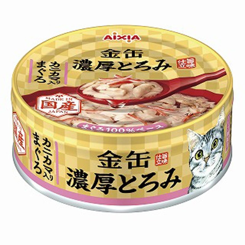アイシア　金缶濃厚とろみカニカマ入り　70ｇ, とろみカニカマ入り, 70g