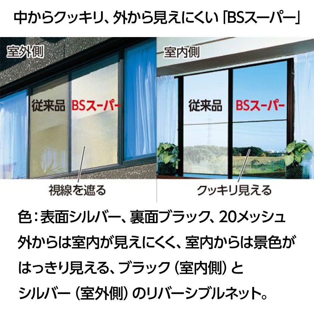 ＯＫアミド特注オーダー品　６１ー９４　枠/ブラック　ネット/BSスーパー【別送品】【日曜祝日配送不可・時間指定不可】, ブラック, 61-94