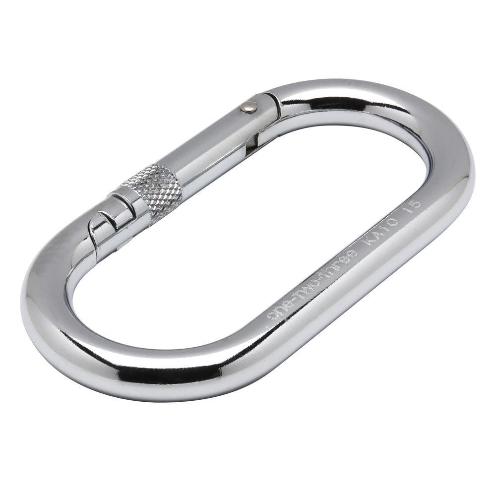 伊藤製作所 カラビナ　鉄O型環なし KA10, アルミ合金, O型