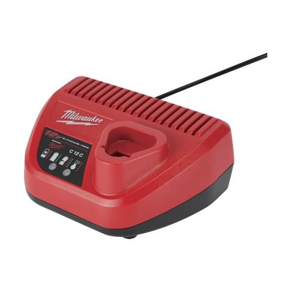 milwaukee ミルウォーキー M12 充電器 C12CJP, レッド＋ブラック, C12CJP