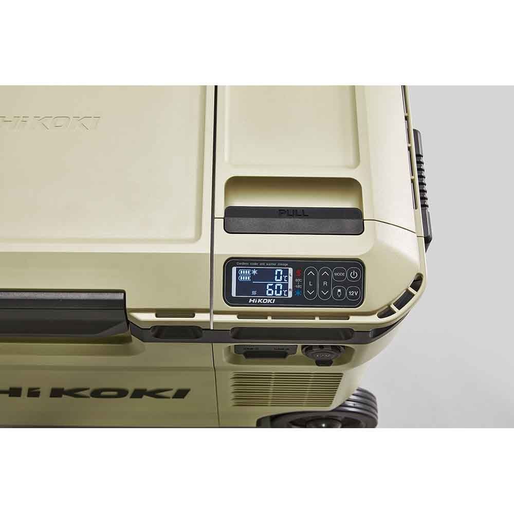 【数量限定】ハイコーキ HiKOKI 18Ｖコードレス 冷温庫 UL18DC (WMBZ) 蓄電池セット＋進呈品 蓄電池付, サンドベージュ, UL18DC (WMBZ)