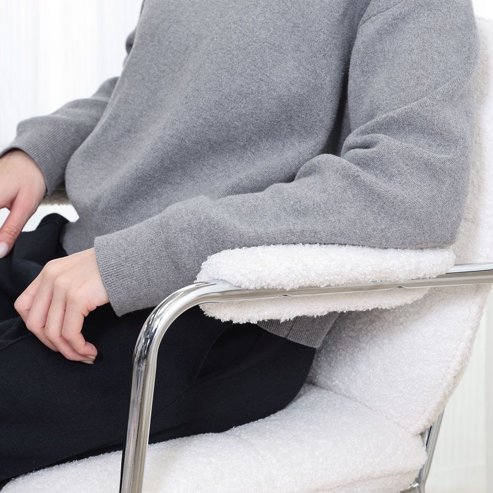 不二貿易 ダイニングチェア　ルル　ＷＨ【メーカー直送・代引不可】, ホワイト, 幅550mm&times;奥行600mm&times;高さ810mm