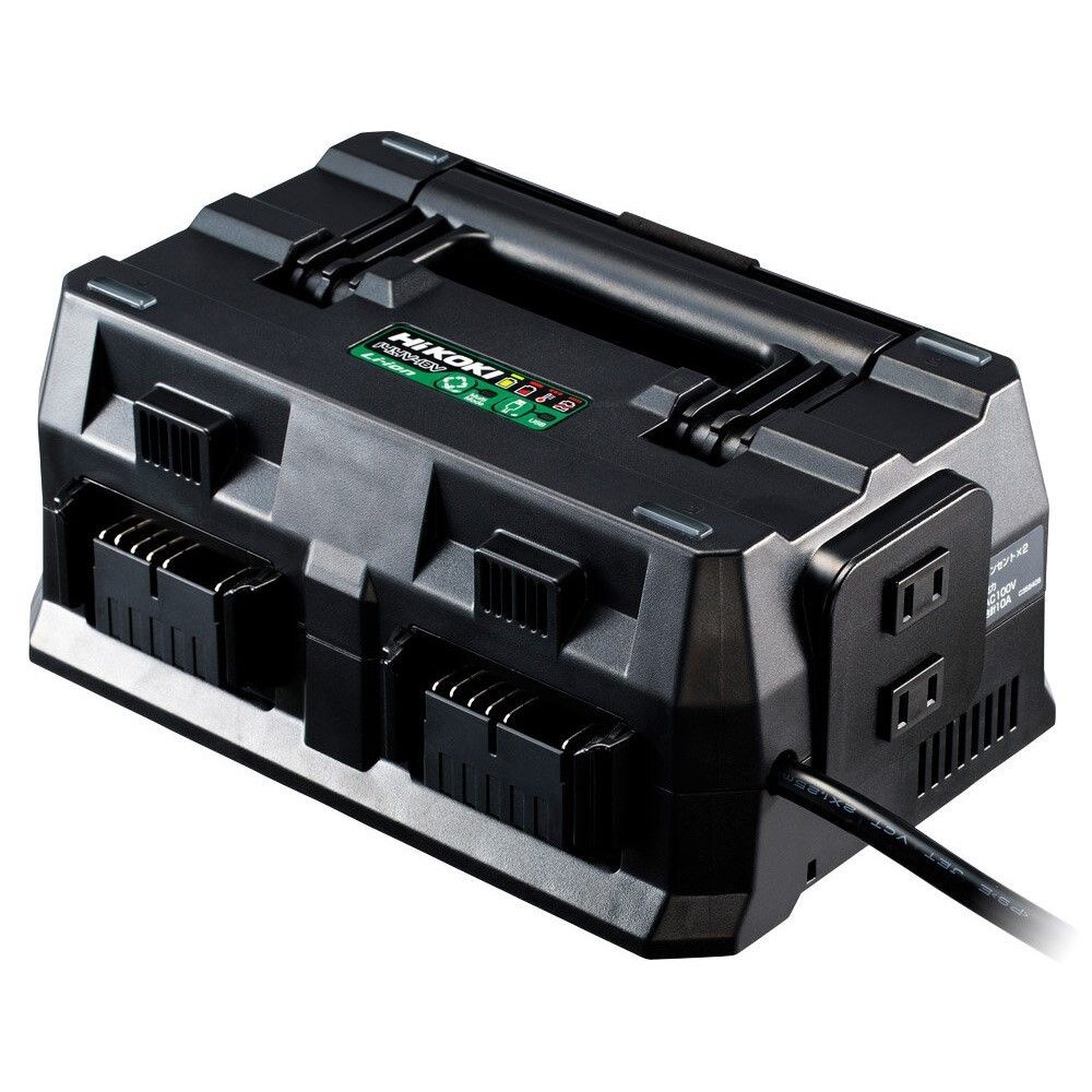 HiKOKI ハイコーキ マルチポート充電器 UC18YTSL ※14.4V・18V・マルチボルト対応, ブラック, 充電器