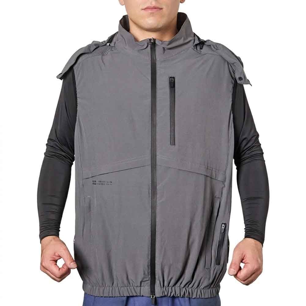 【2026年モデル】ウイザ　WIZ'A　アイストライアングル　フルセット　ベスト　チャコール, チャコール, Mサイズ