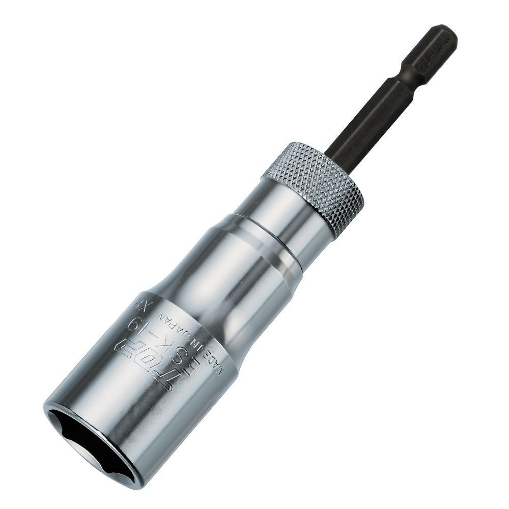 トップ工業（TOP） 電動ドリル用　強替軸ソケット　六角　１９ｍｍ ESK-19TS, 電動ドリル用, 19mm
