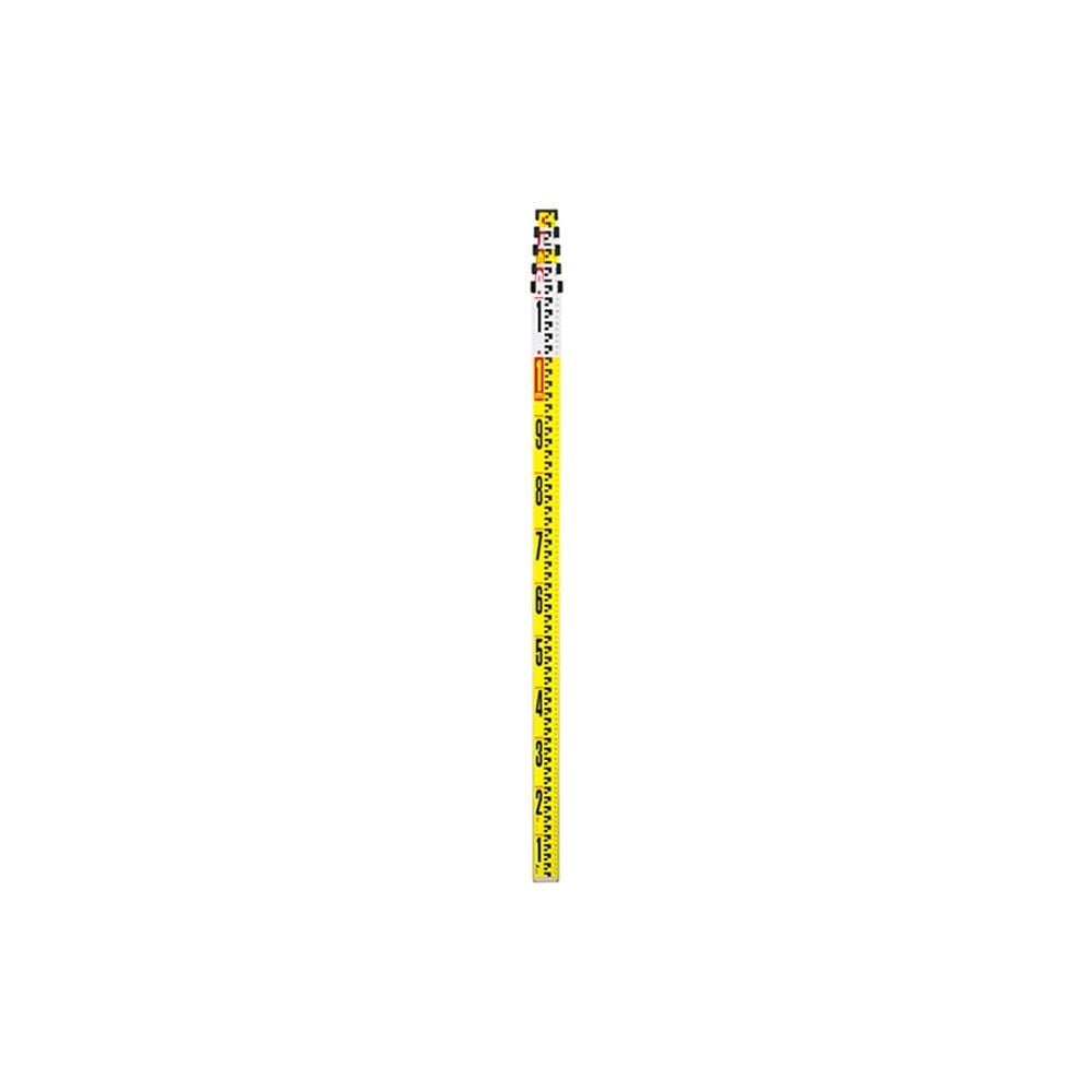 アルミスタッフ II 5m5段 表面10mmピッチ 裏面1mmピッチ目盛付, アルミ, 5m5段