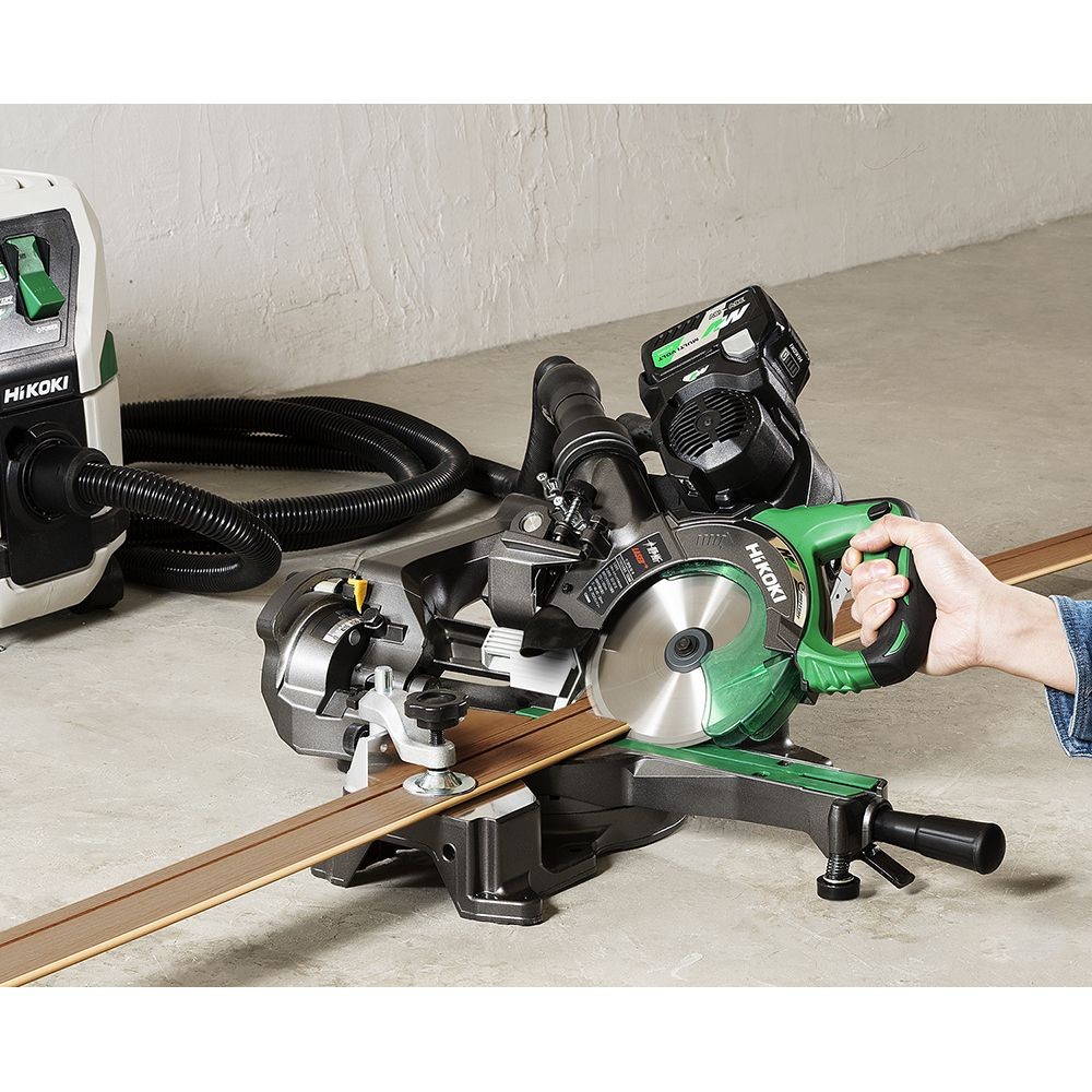 ハイコーキ　HIKOKI ３６Ｖスライド丸のこ（蓄電池１個、充電器付き） C3606DRB (XPSZ), グリーン, C3606DRB (XPSZ)