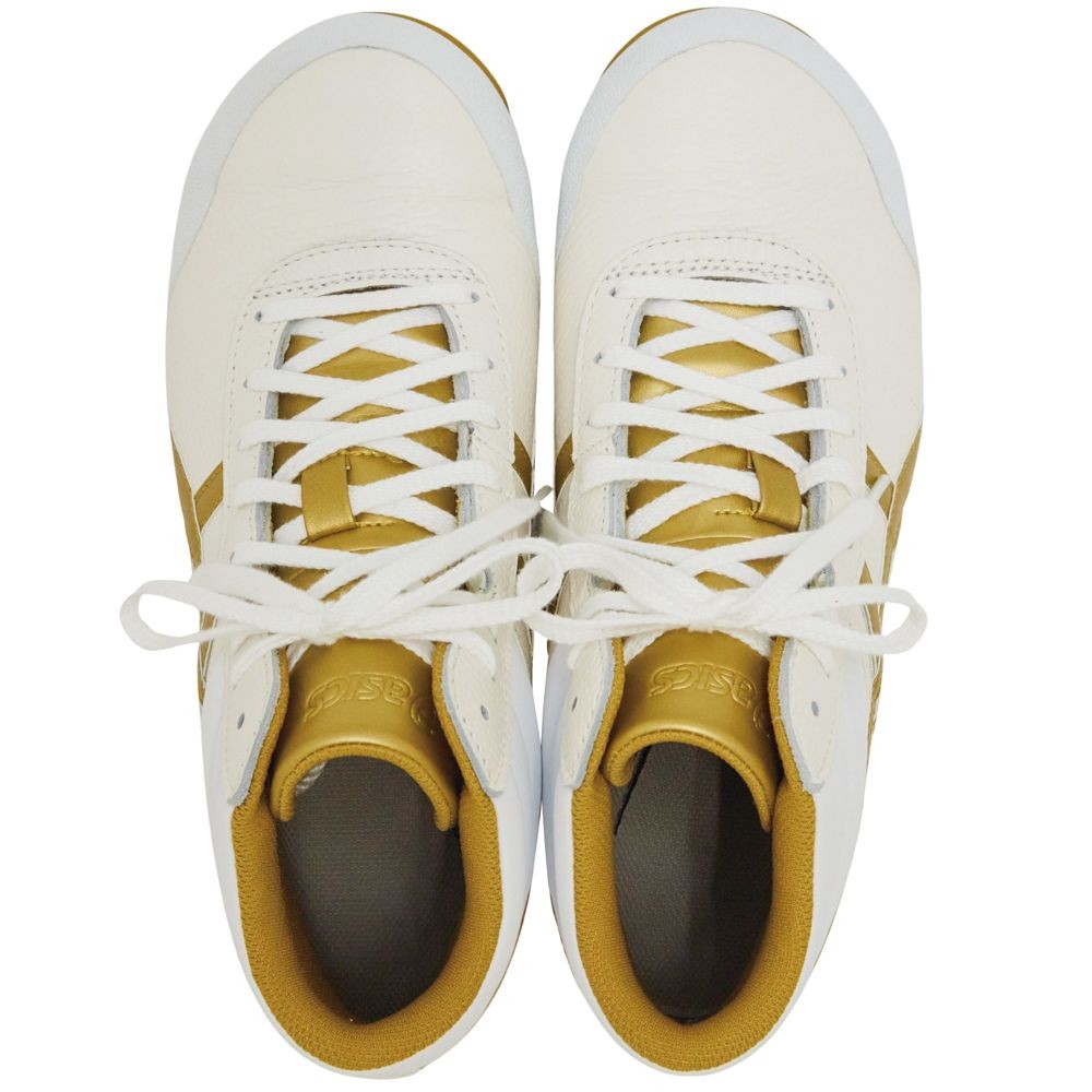 アシックス（ASICS） ウィンジョブ71S ホワイト×ゴールド, ホワイト×ゴールド, 25.5cm