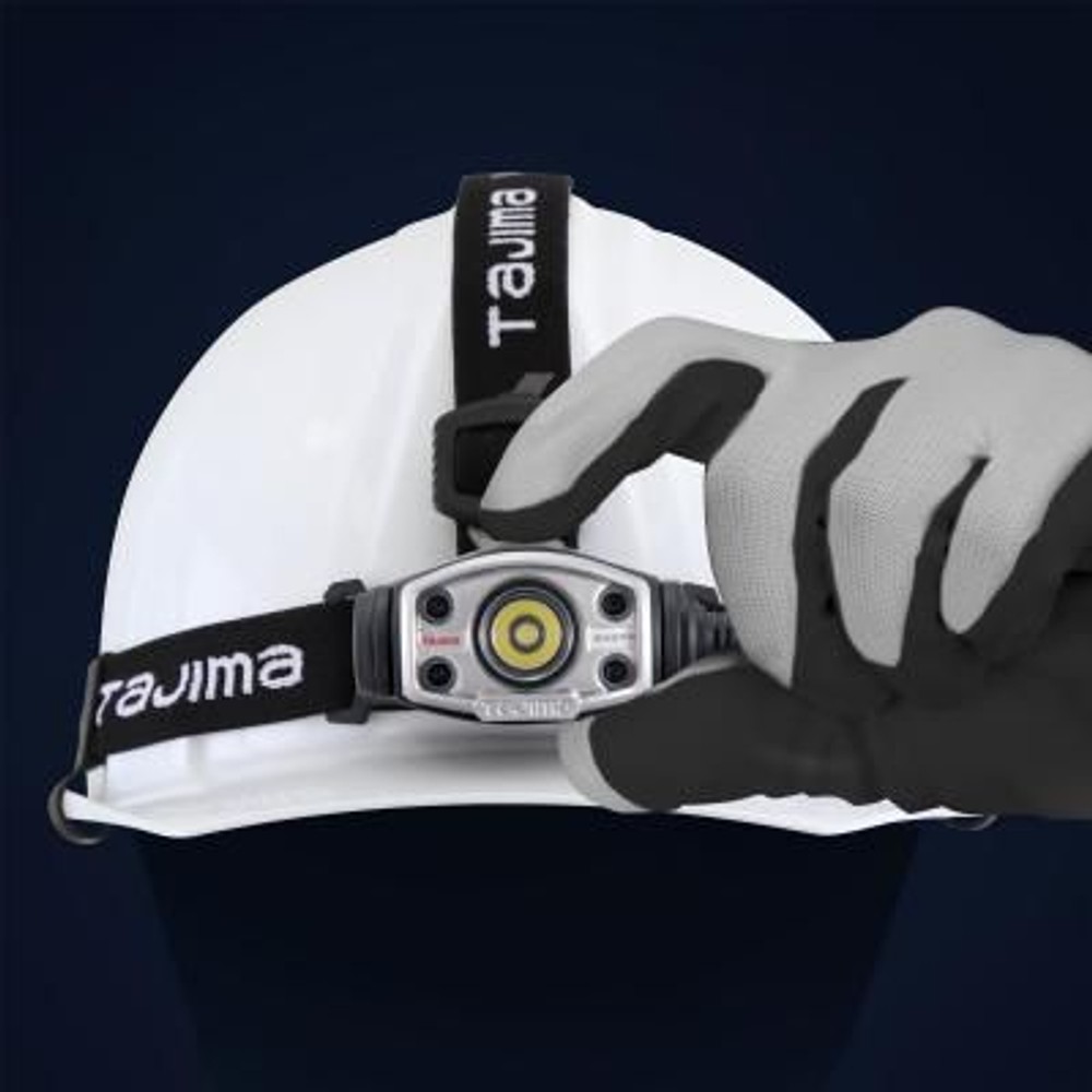 TAJIMA（タジマ） 　ヘッドライト ED 420lm 大径照射 3730セット　LE-E421D-SP, ブラック, 420lm