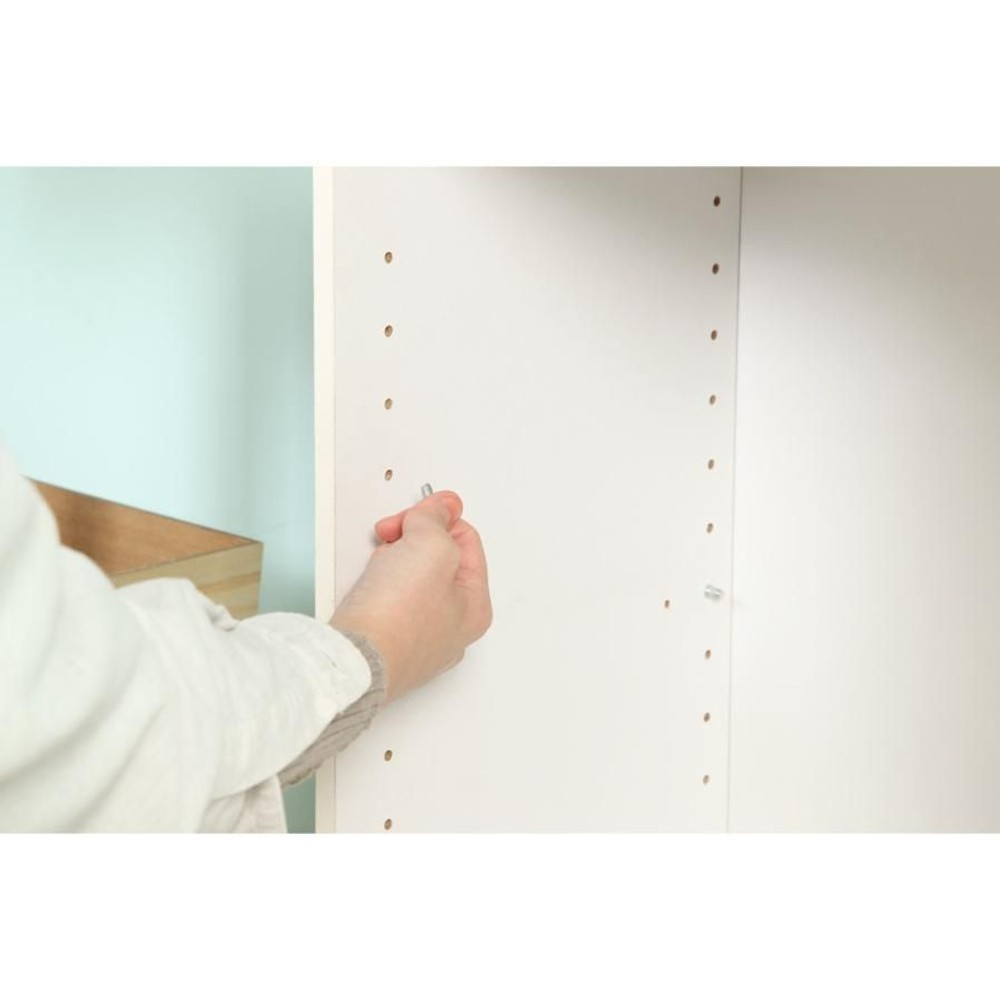 カラーボックス　可動棚2段【メーカー直送・代引不可】, ホワイト, 2段