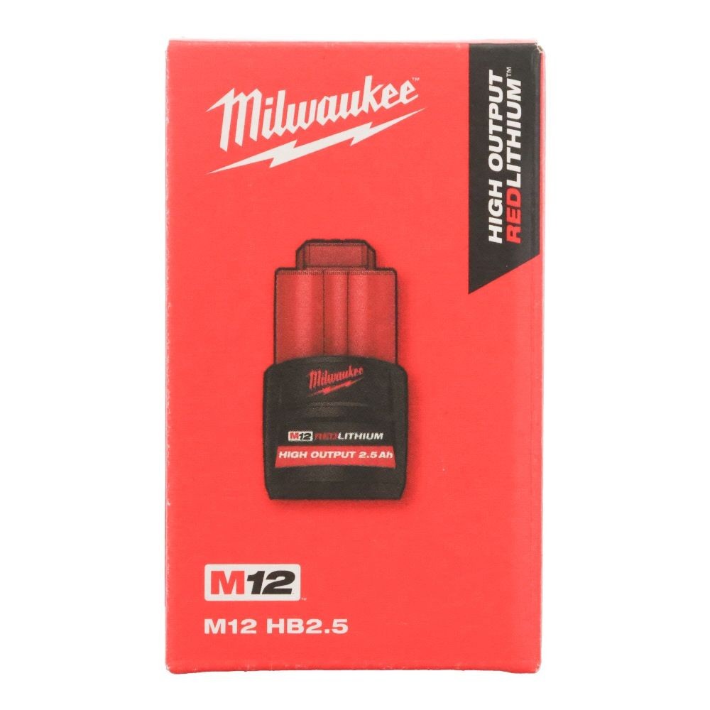 M12 2.5Ah パワーブーストバッテリー, 2.5Ah, 12V