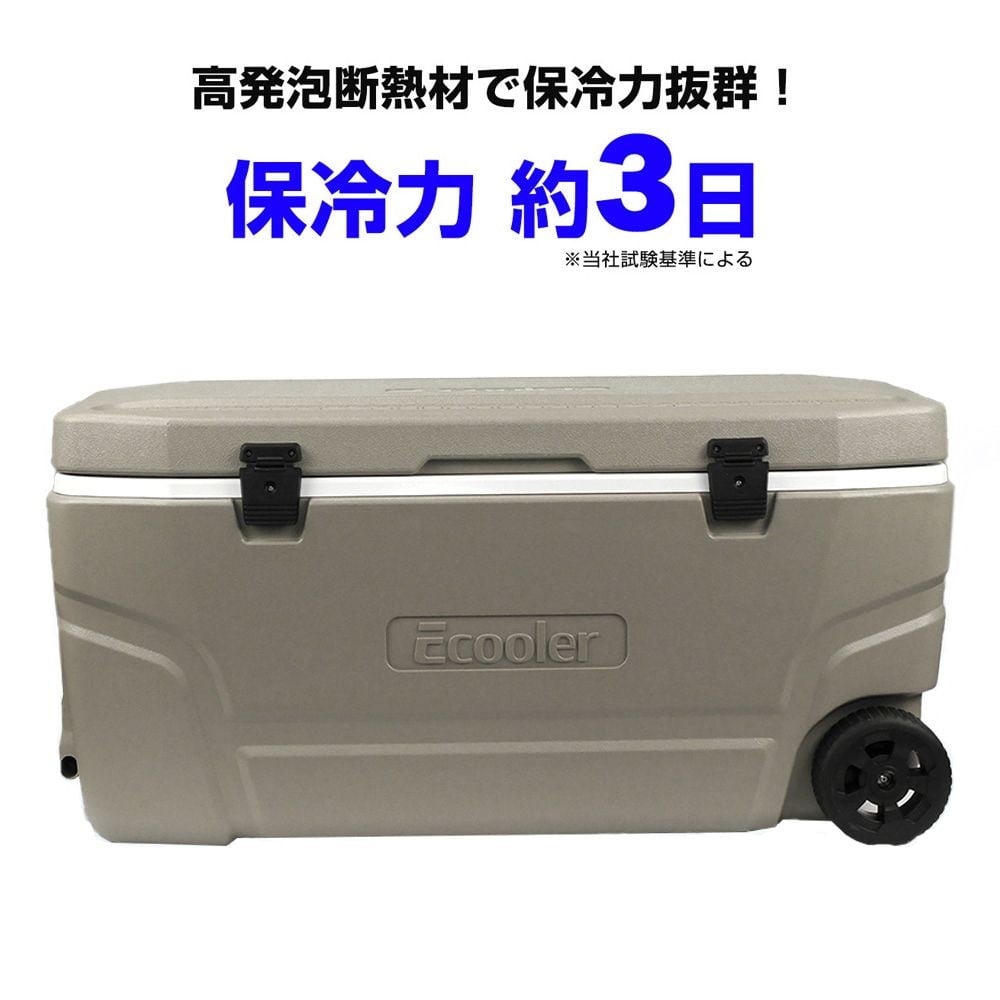 3ＤＡＹＳ クーラー キャスター付 95L, ハードクーラー, 95L