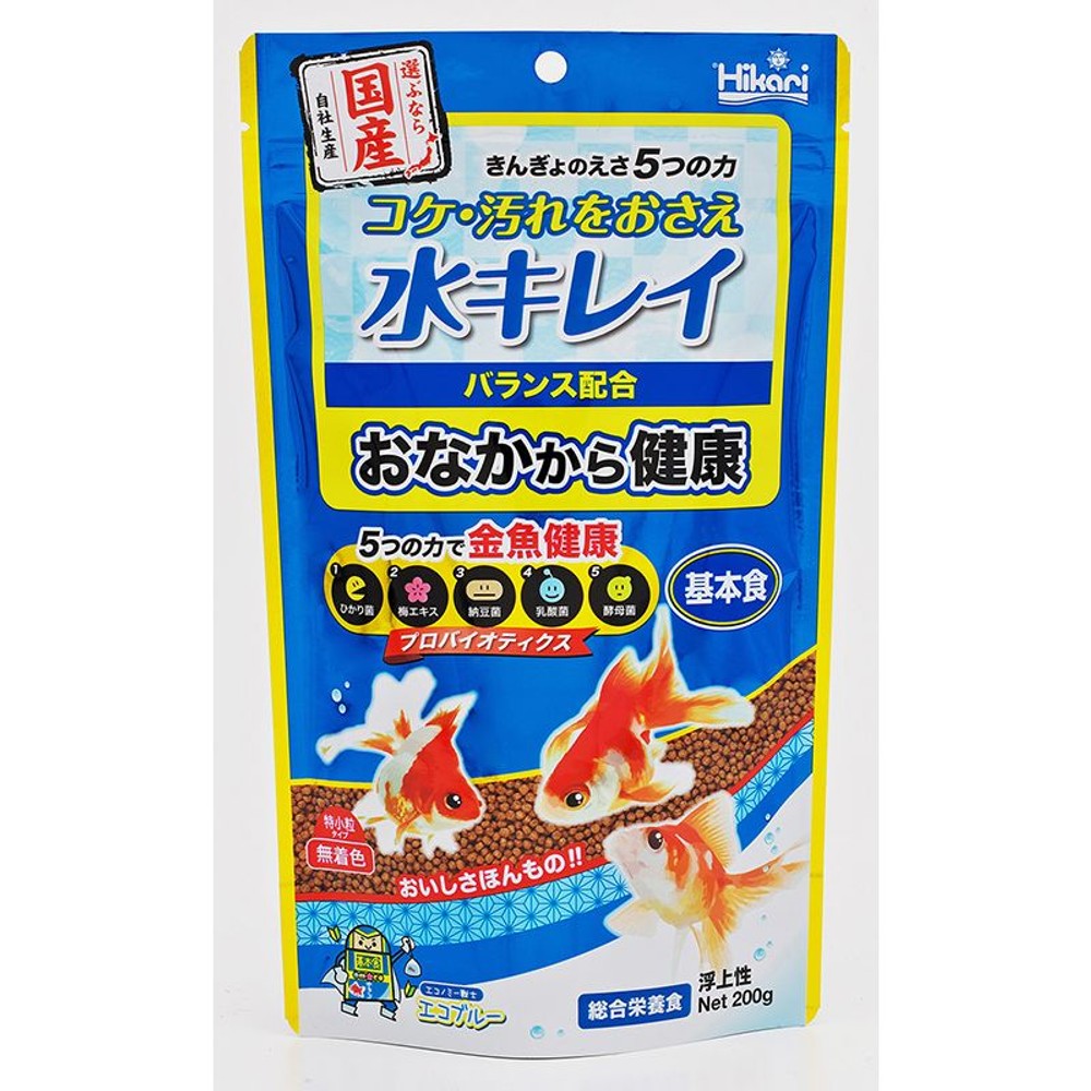 キョーリン　きんぎょのえさ５つの力基本食２００ｇ, -, 200g