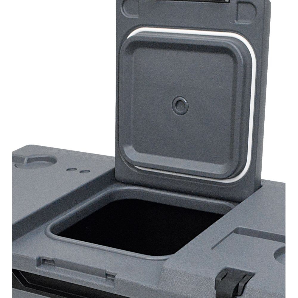 ウィザ WIZ'A 5DAYS　クーラー　キャスター付  75L, ダークグレー, 75L