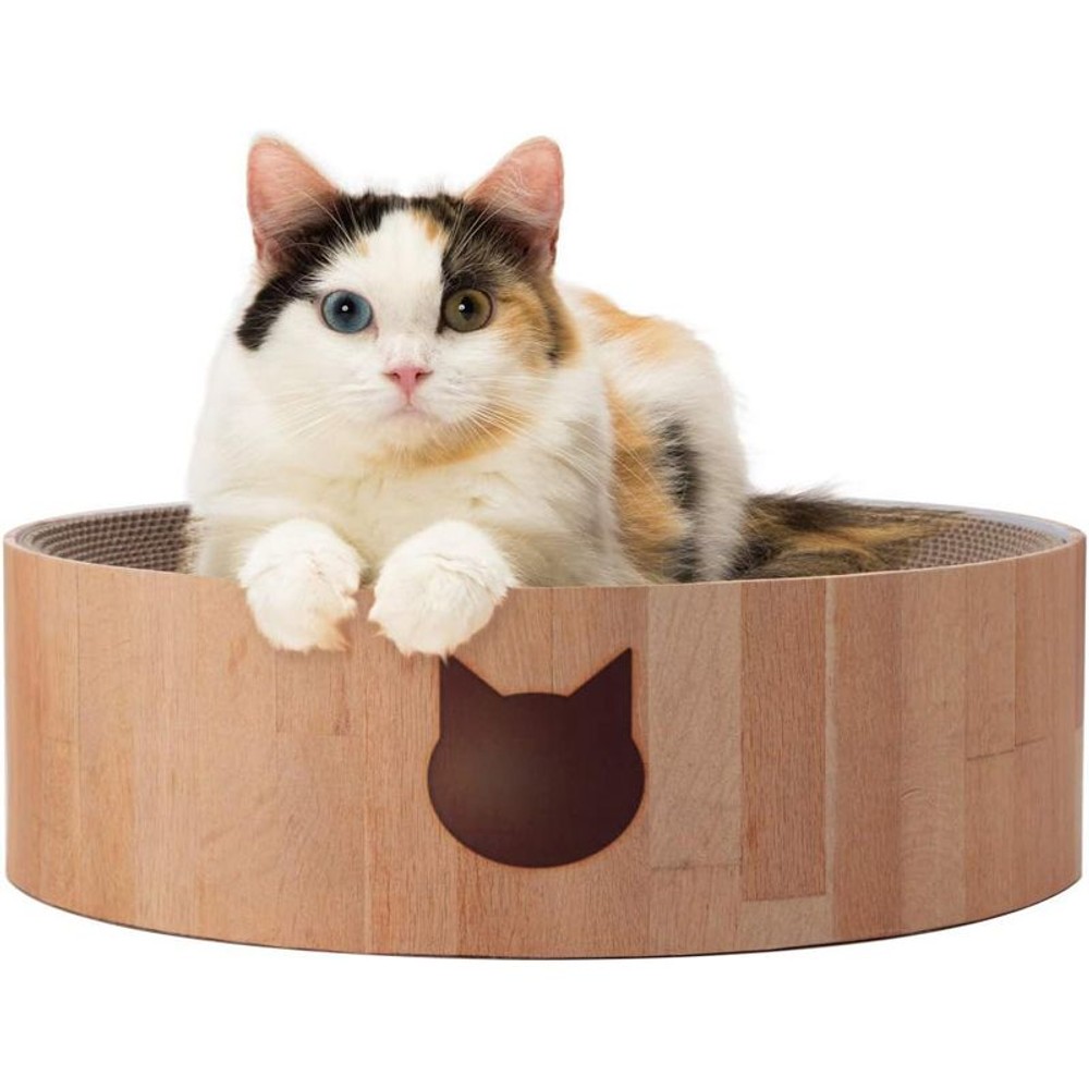 猫壱　バリバリボウル　猫柄, 猫柄, 幅398mm、奥行き398mm、高さ120mm