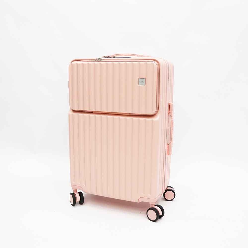 ＵＳＢポート付きキャリーケース　Ｍサイズ, ブラック, M