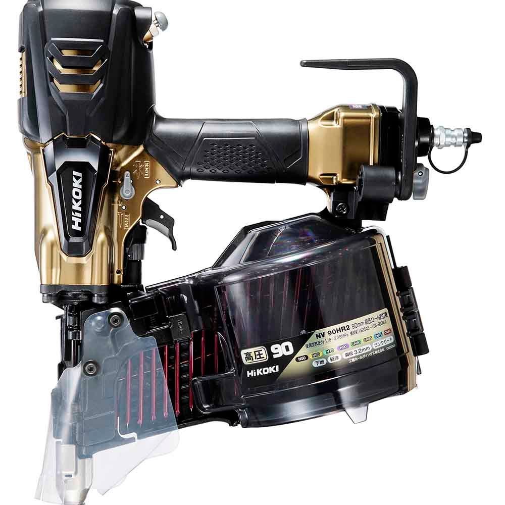 ハイコーキ　HiKOKI 高圧ロール釘打機 NV90HR2 (S), ゴールド, NV90HR2 (S)