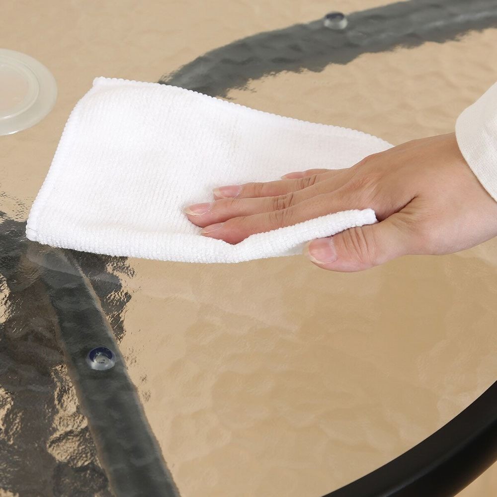 ガラステーブルＢＫ　ＦＢＣー01【メーカー直送・代引不可】, ブラック, ガラステーブル