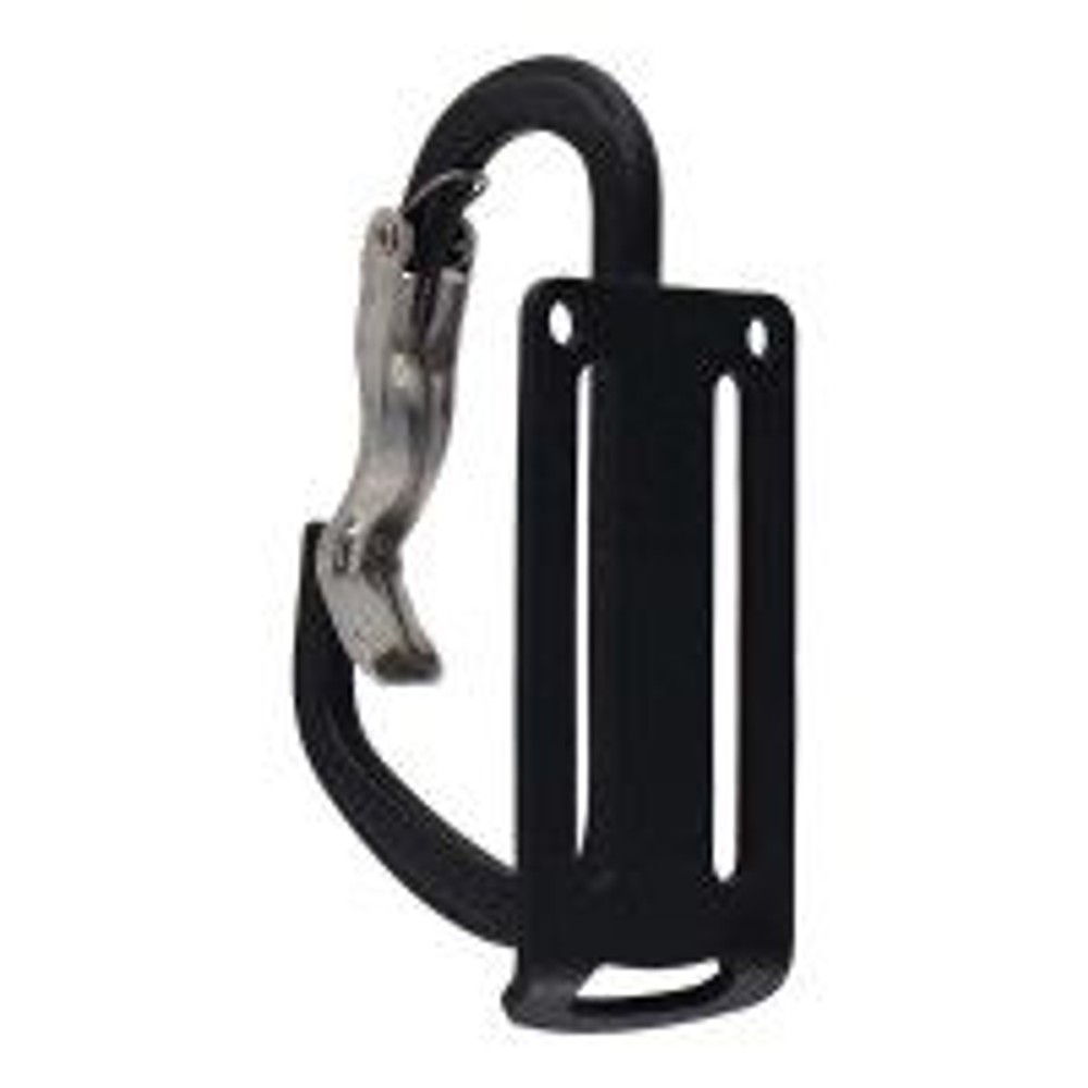 DBLTACT 軽量アルミツールフック＜湾曲ゲート×爪付き＞　マットブラックDT-AHB-811B, ブラック, DT-AHB-811B