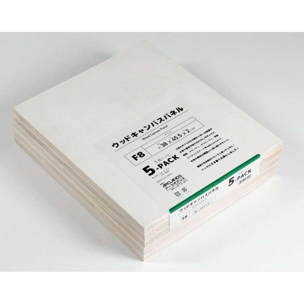 輸入木製パネルＦ８　５枚パック, 木, F8(455×380mm)
