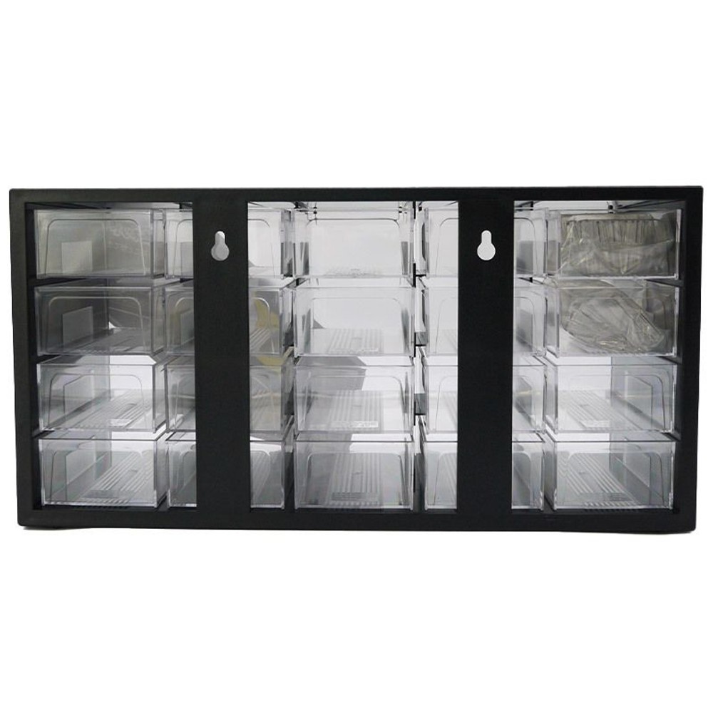 パーツキャビネット　引き出し20個, クリア, 引き出し20